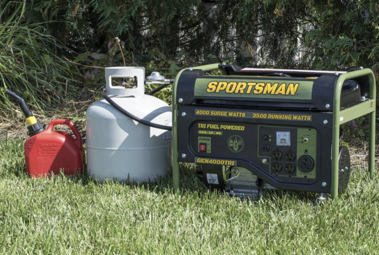 Sportsman 4000W Tri-Fuel Portable Gas Generator